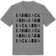 Mid Heather Gray t-shirt med Bångbackarna ordlek t-shirt