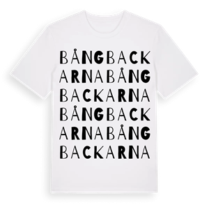 Bångbackarna ordlek t-shirt – ekologisk bomull t-shirt från Pinshirt