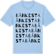 Blue Soul t-shirt med Bånkesta ordlek t-shirt