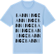 Blue Soul t-shirt med Banninge ordlek t-shirt