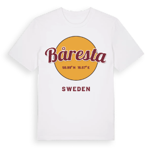 Båresta cirkel t-shirt – ekologisk bomull t-shirt från Pinshirt