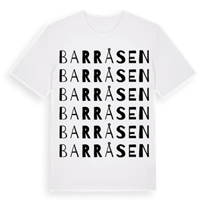 Barråsen ordlek t-shirt – ekologisk bomull t-shirt från Pinshirt