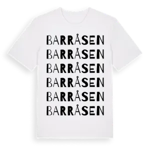 Barråsen ordlek t-shirt – ekologisk bomull t-shirt från Pinshirt