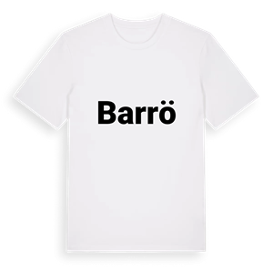 Barrö fetstil t-shirt – ekologisk bomull t-shirt från Pinshirt