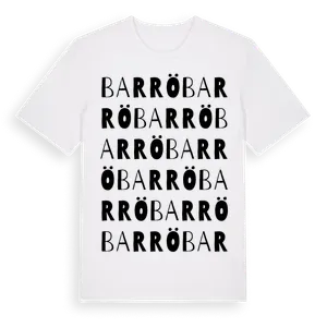 Barrö ordlek t-shirt – ekologisk bomull t-shirt från Pinshirt