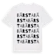 White t-shirt med Bärsta ordlek t-shirt