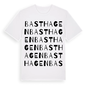 Basthagen ordlek t-shirt – ekologisk bomull t-shirt från Pinshirt