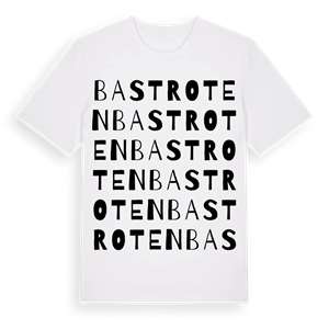 Bastroten ordlek t-shirt – ekologisk bomull t-shirt från Pinshirt
