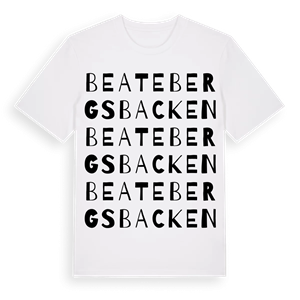 Beatebergsbacken ordlek t-shirt – ekologisk bomull t-shirt från Pinshirt