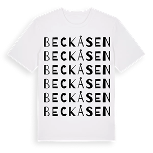 Beckåsen ordlek t-shirt – ekologisk bomull t-shirt från Pinshirt