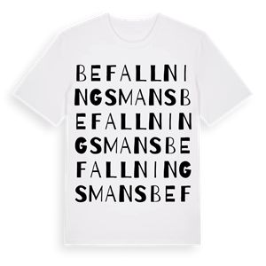 Befallningsmans ordlek t-shirt – ekologisk bomull t-shirt från Pinshirt