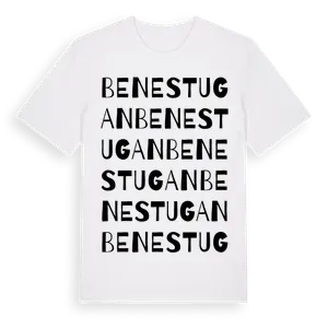 Benestugan ordlek t-shirt – ekologisk bomull t-shirt från Pinshirt
