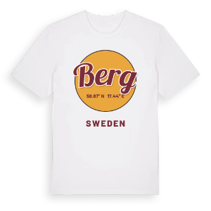 Berg cirkel t-shirt – ekologisk bomull t-shirt från Pinshirt