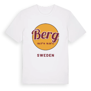 Berg cirkel t-shirt – ekologisk bomull t-shirt från Pinshirt