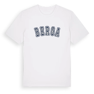 Berga college t-shirt – ekologisk bomull t-shirt från Pinshirt