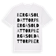 Berga soldattorp ordlek t-shirt