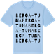Blue Soul t-shirt med Berga-Tuna ordlek t-shirt