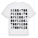 Bergatorp ordlek t-shirt