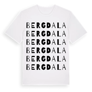 Bergdala ordlek t-shirt – ekologisk bomull t-shirt från Pinshirt