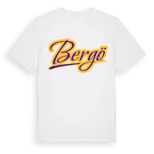 Bergö baseball t-shirt – ekologisk bomull t-shirt från Pinshirt