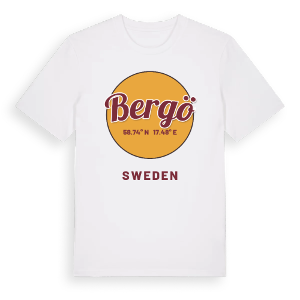 Bergö cirkel t-shirt – ekologisk bomull t-shirt från Pinshirt
