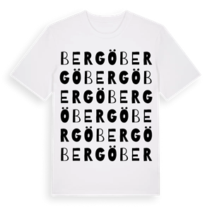 Bergö ordlek t-shirt – ekologisk bomull t-shirt från Pinshirt