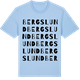 Blue Soul t-shirt med Bergslund ordlek t-shirt