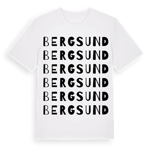 Bergsund ordlek t-shirt – ekologisk bomull t-shirt från Pinshirt