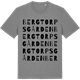 Mid Heather Gray t-shirt med Bergtorpsgården ordlek t-shirt