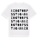Bergtorpsstugan ordlek t-shirt