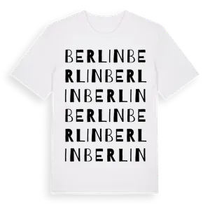 Berlin ordlek t-shirt – ekologisk bomull t-shirt från Pinshirt