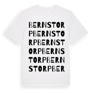 Bernstorp ordlek t-shirt – ekologisk bomull t-shirt från Pinshirt