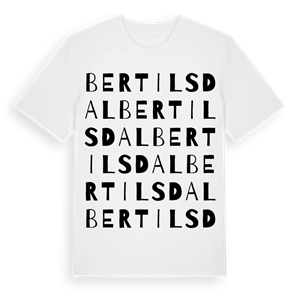 Bertilsdal ordlek t-shirt – ekologisk bomull t-shirt från Pinshirt