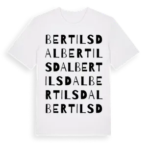 Bertilsdal ordlek t-shirt – ekologisk bomull t-shirt från Pinshirt