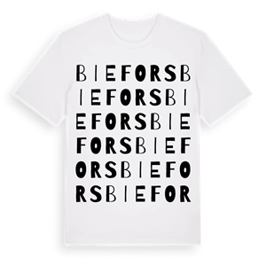 Biefors ordlek t-shirt – ekologisk bomull t-shirt från Pinshirt