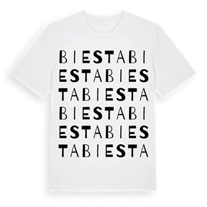 Biesta ordlek t-shirt – ekologisk bomull t-shirt från Pinshirt