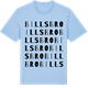 Blue Soul t-shirt med Billsbro ordlek t-shirt