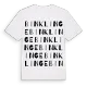 Binklinge ordlek t-shirt