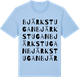 Blue Soul t-shirt med Bjärkstugan ordlek t-shirt