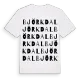 Björkdal ordlek t-shirt