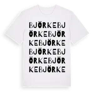Björke ordlek t-shirt – ekologisk bomull t-shirt från Pinshirt