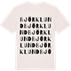 Vintage White t-shirt med Björklund ordlek t-shirt