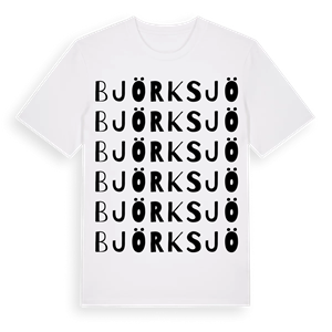 Björksjö ordlek t-shirt – ekologisk bomull t-shirt från Pinshirt