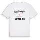 Någon i Björkstugan älskar mig t-shirt