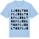 Blue Soul t-shirt med Björktorp ordlek t-shirt
