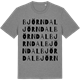 Mid Heather Gray t-shirt med Björndal ordlek t-shirt