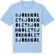 Blue Soul t-shirt med Björngölet ordlek t-shirt
