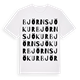 Björnsjökur ordlek t-shirt