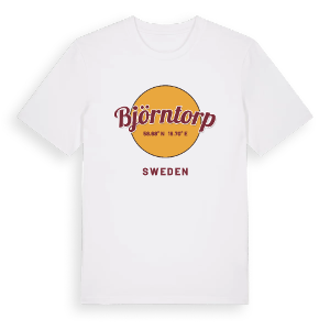 Björntorp cirkel t-shirt – ekologisk bomull t-shirt från Pinshirt