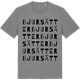 Mid Heather Gray t-shirt med Bjursätter ordlek t-shirt